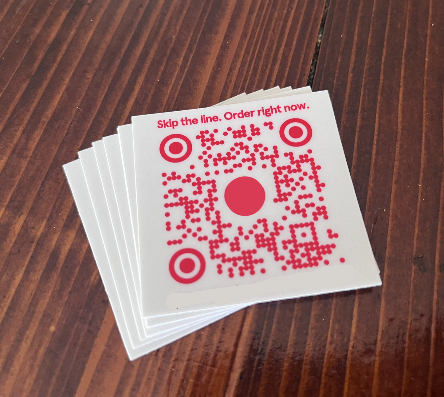 Sticker Pack (10-pack) - Mobile Order (App) QR Code