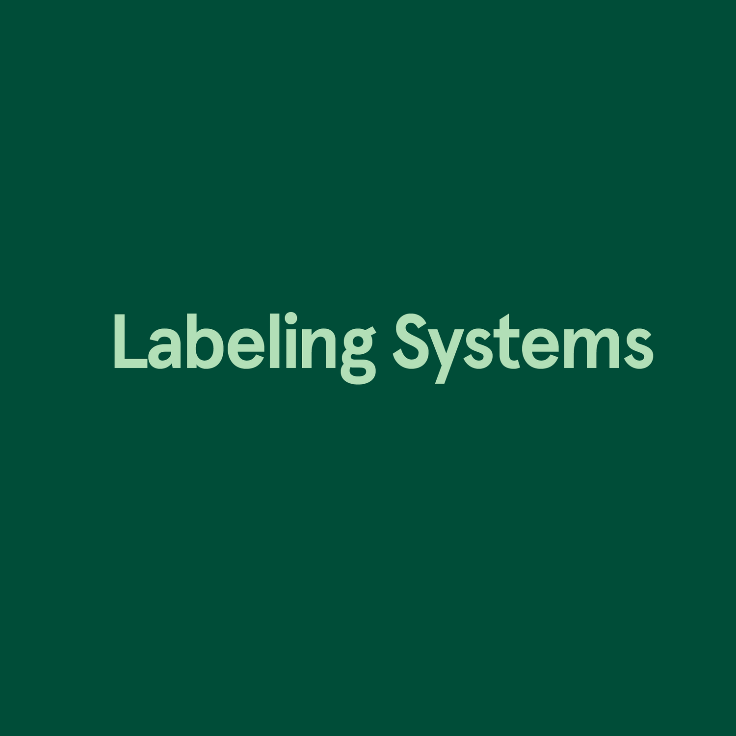 Label Systems Solutions