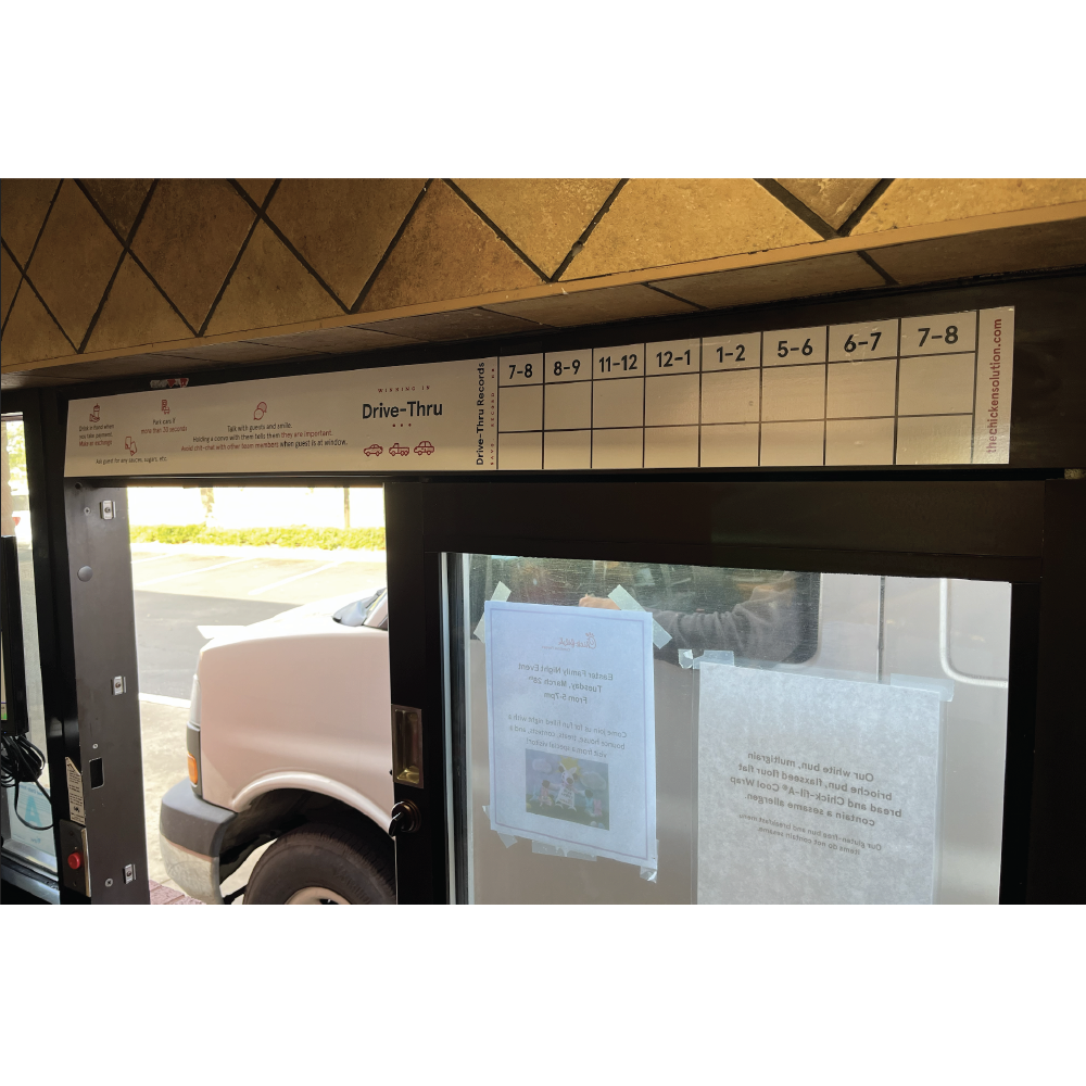 Drive-Thru Scoreboard (Dry Erase)