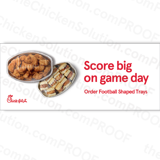 Football Tray Dropdown Menu