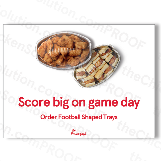 Football Trays POP Yard Sign