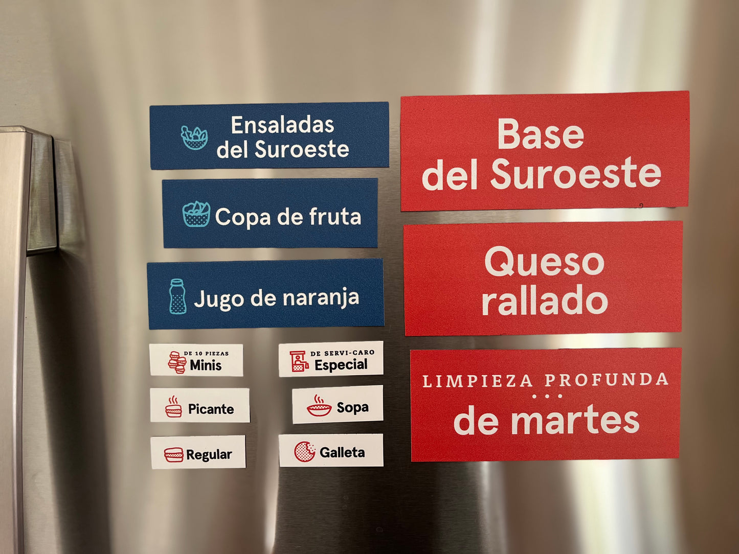 All Spanish Magnet Labels