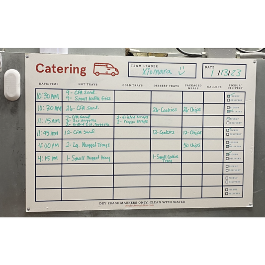 Catering Board (Dry Erase)