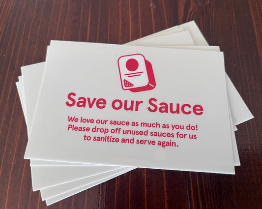 SOS Stickers (4-Pack) - Save Our Sauce