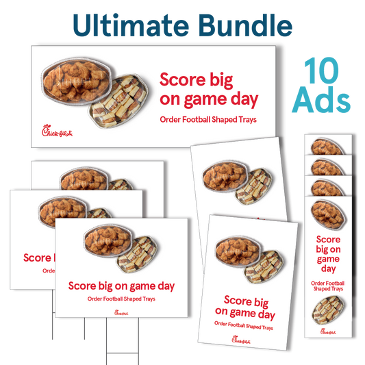Ultimate Game Day Football Trays Bundle